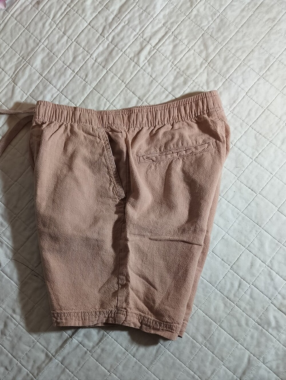 Women’s Elastic Hem Shorts in Dusty Pink